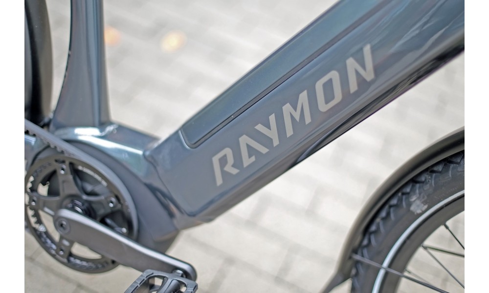 Rower miejski elektryczny R-Raymon Metmo FW - czarny