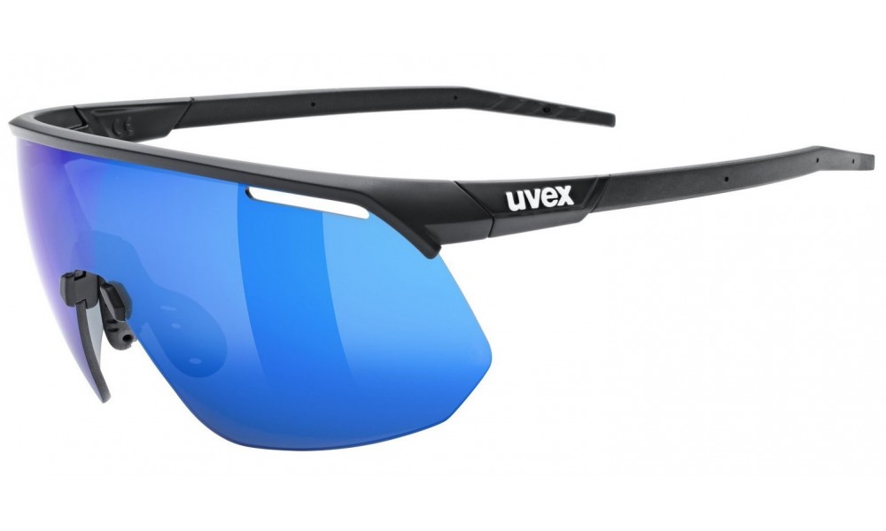 Okulary Uvex Pace One - czarno-niebieski