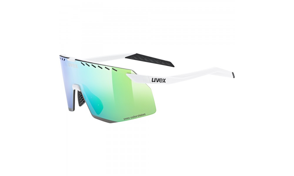Okulary Uvex Pace Stage CV - biało-zielony