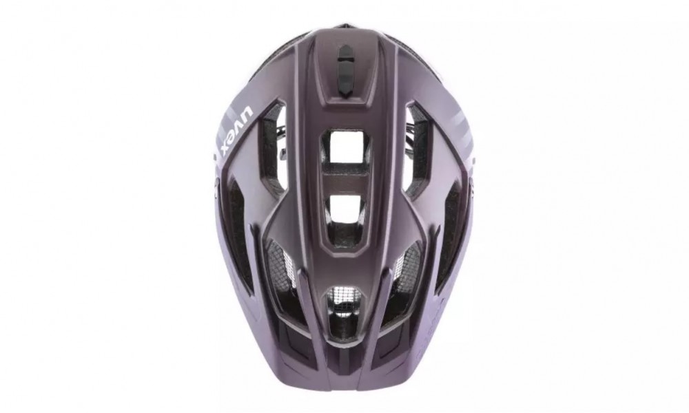 Kask rowerowy Uvex Quatro CC - fioletowo-biały