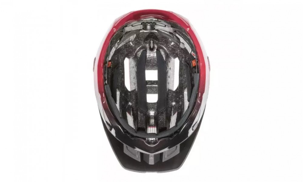 Kask rowerowy Uvex Quatro CC - czerwono-czarny