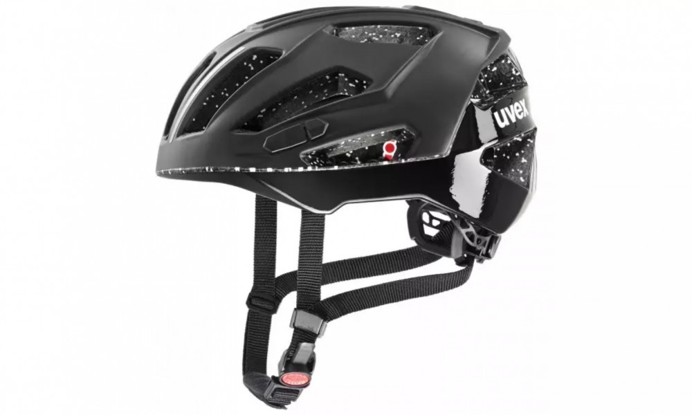 Kask rowerowy Uvex Gravel-x - czarny-szary-biały