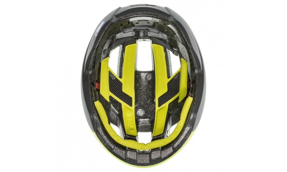 Kask rowerowy Uvex Rise CC - żółto-czarny
