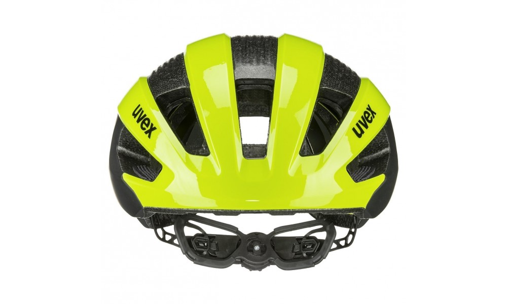 Kask rowerowy Uvex Rise CC - żółto-czarny