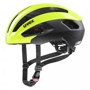Kask rowerowy Uvex Rise CC - żółto-czarny 1