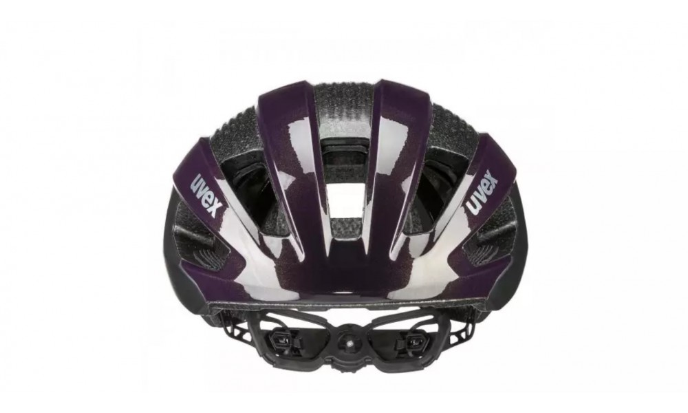 Kask rowerowy Uvex Rise CC - fioletowo-czarny