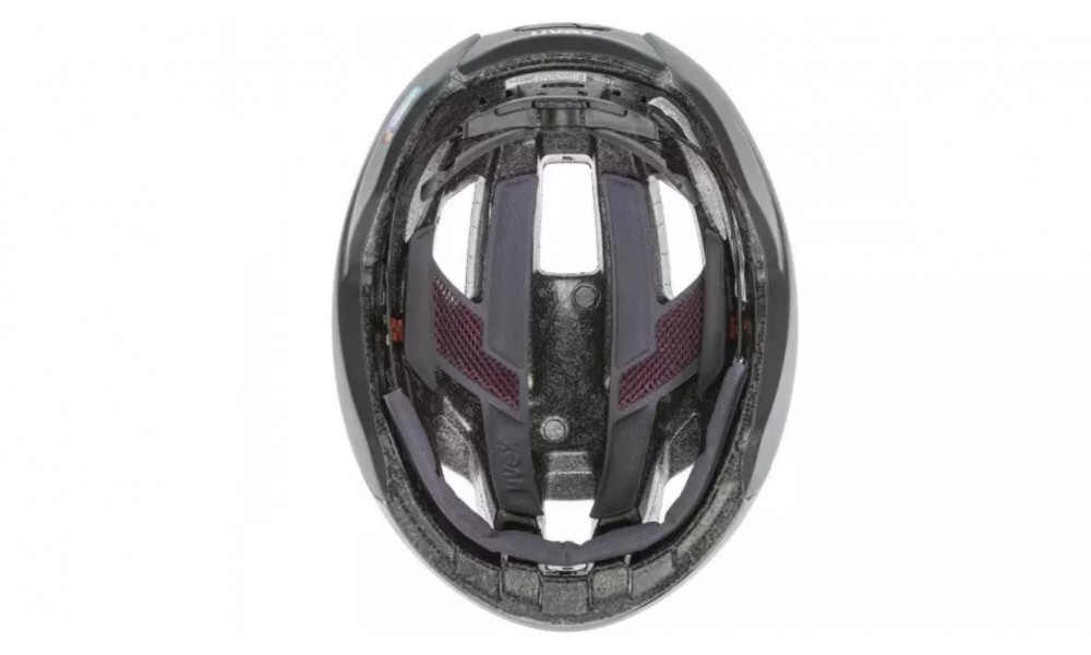 Kask rowerowy Uvex Rise CC - fioletowo-czarny