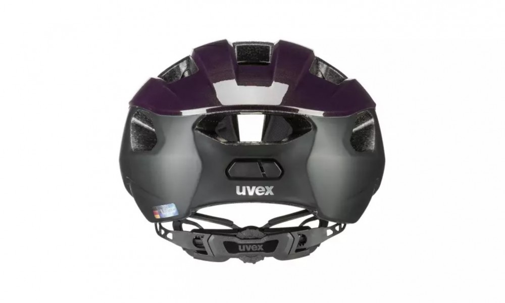 Kask rowerowy Uvex Rise CC - fioletowo-czarny