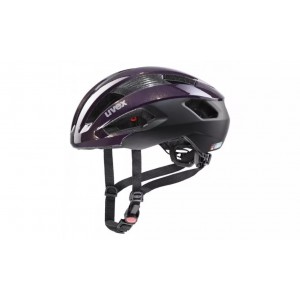 Kask rowerowy Uvex Rise CC - fioletowo-czarny 1