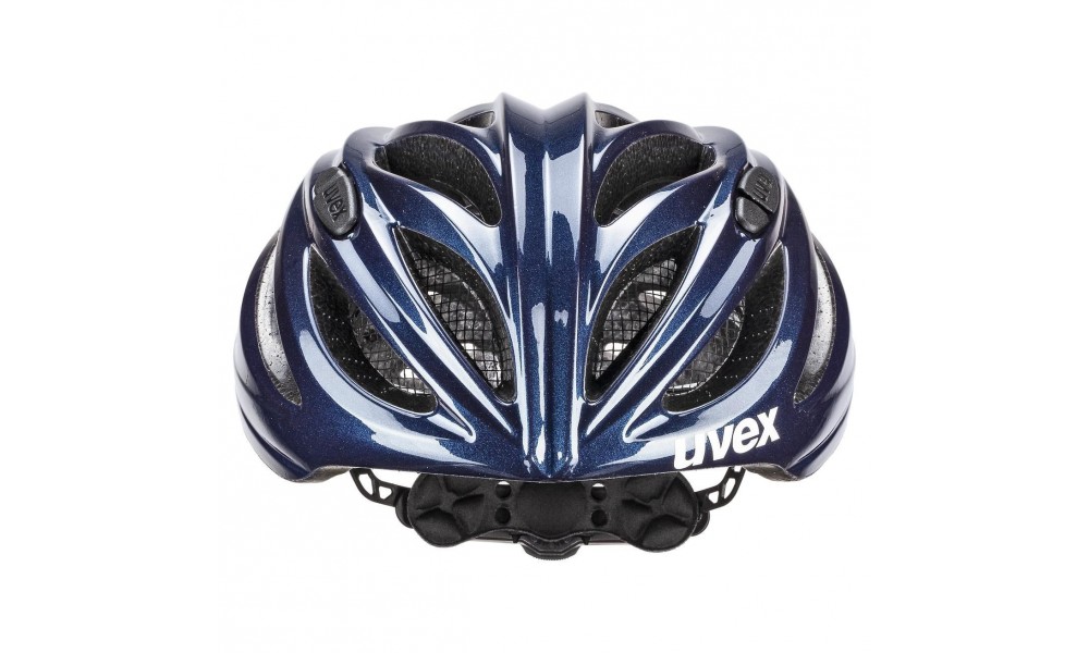 Kask rowerowy Uvex Boss Race - granatowo-czarny