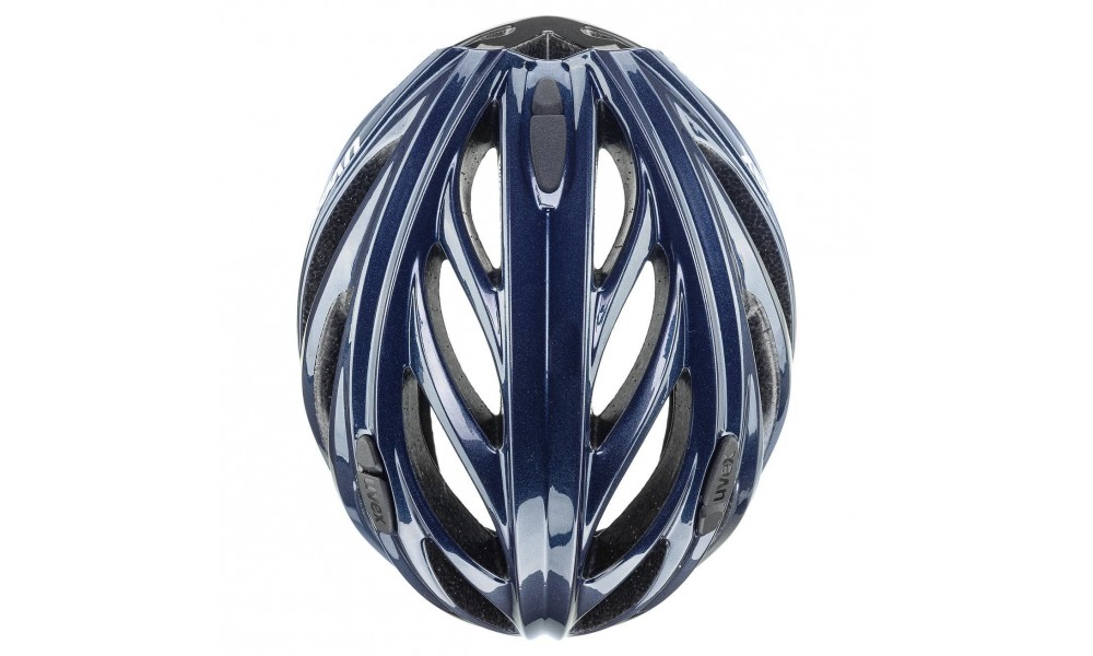 Kask rowerowy Uvex Boss Race - granatowo-czarny