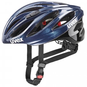 Kask rowerowy Uvex Boss Race - granatowo-czarny 1