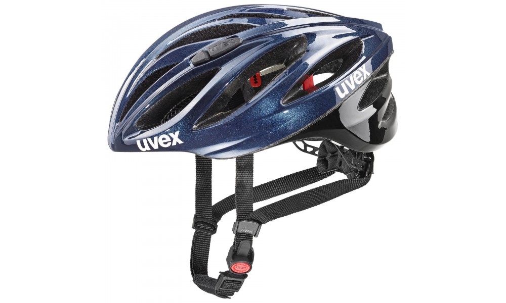 Kask rowerowy Uvex Boss Race - granatowo-czarny