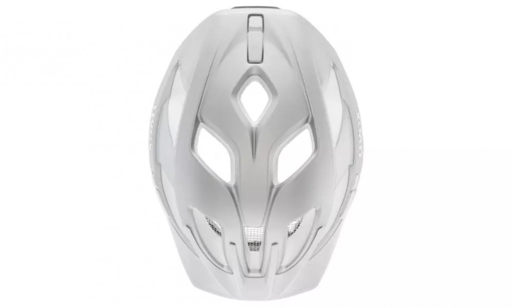 Kask rowerowy Uvex City Active  - srebrno-fioletowy