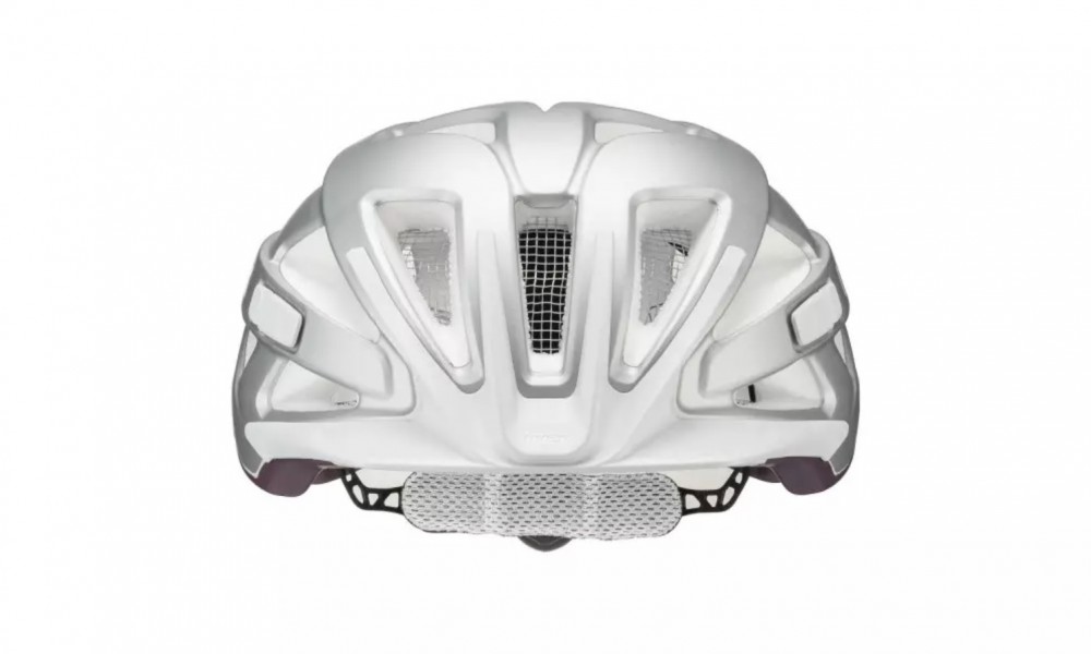 Kask rowerowy Uvex City Active  - srebrno-fioletowy