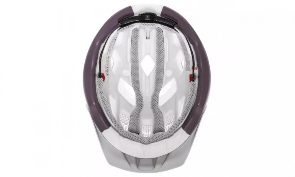 Kask rowerowy Uvex City Active  - srebrno-fioletowy