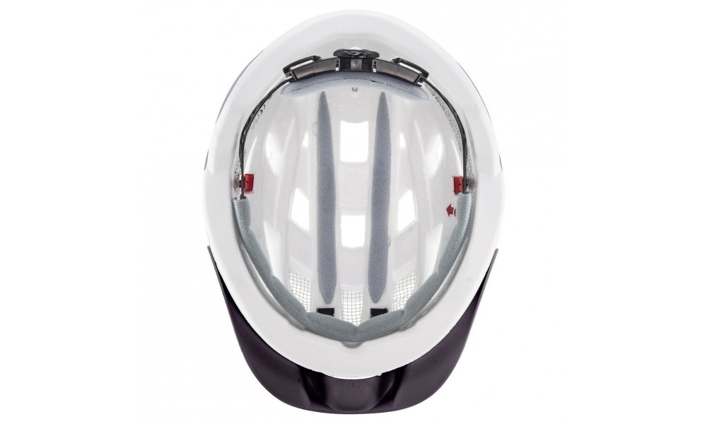 Kask rowerowy Uvex I-vo 3D - fioletowo-biały