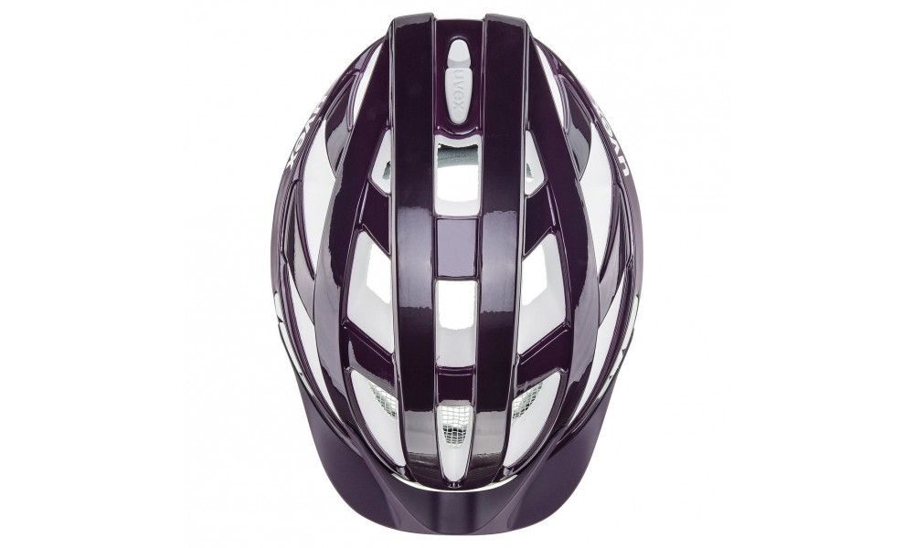 Kask rowerowy Uvex I-vo 3D - fioletowo-biały