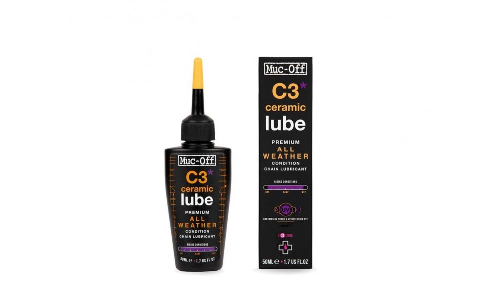 Smar do łańcucha Muc-Off C3 All Weather Ceramic Lube 50ml