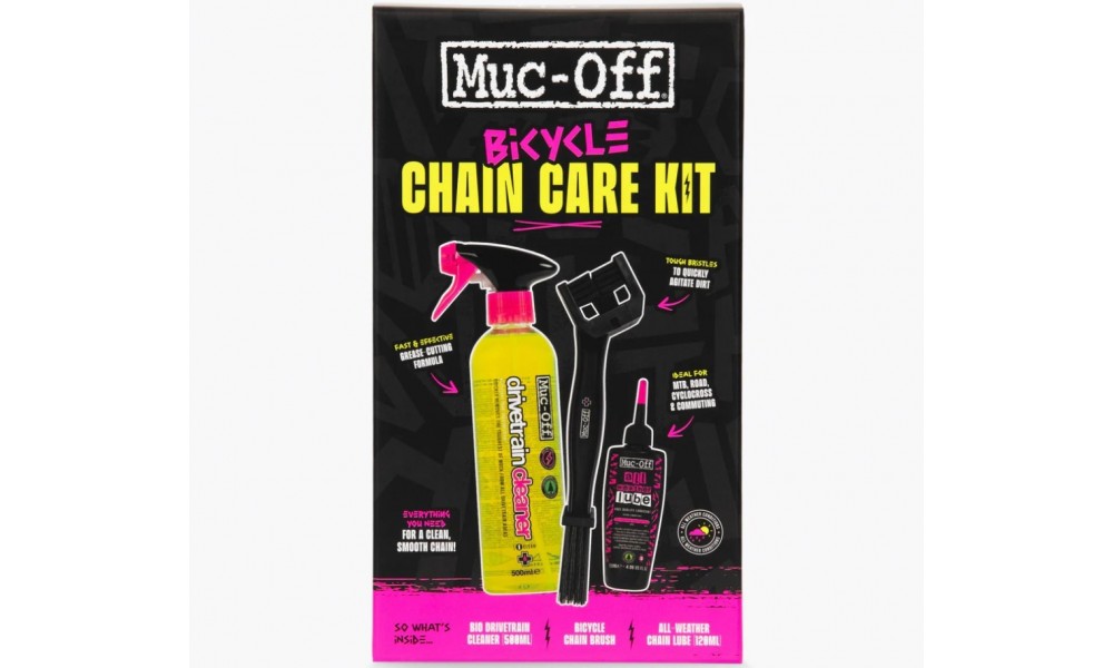 Zestaw Muc-Off do pielęgnacji łańcucha Bicycle Chain Care Kit