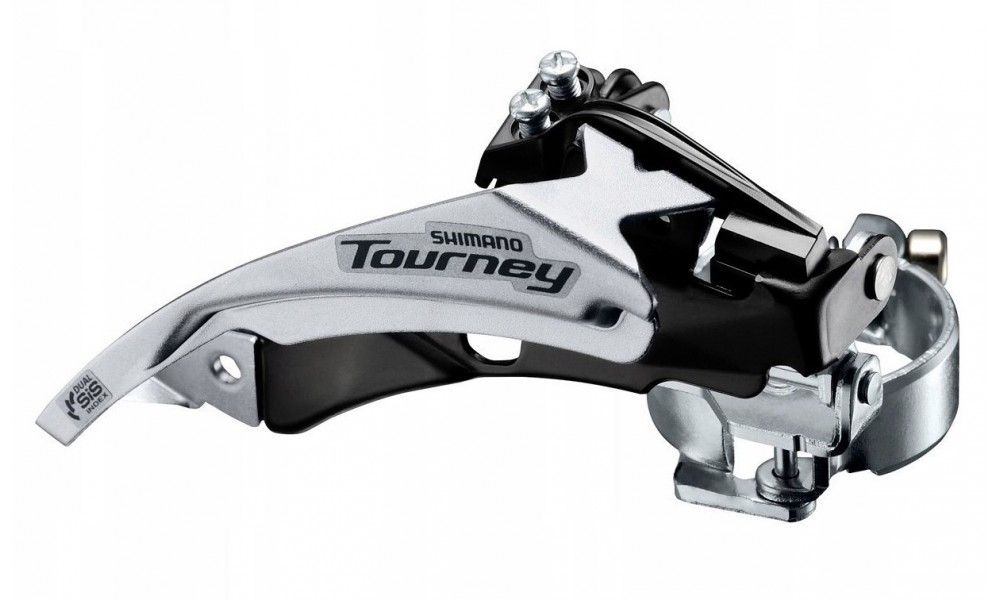 Przerzutka przód 3rz TY500 42T  34,9/31, 8/28,6 Top S Dual Pull