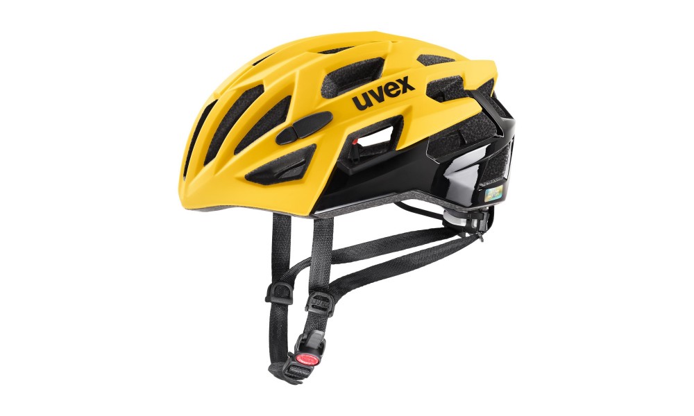 Kask rowerowy Uvex Race 7  - żółto-czarny