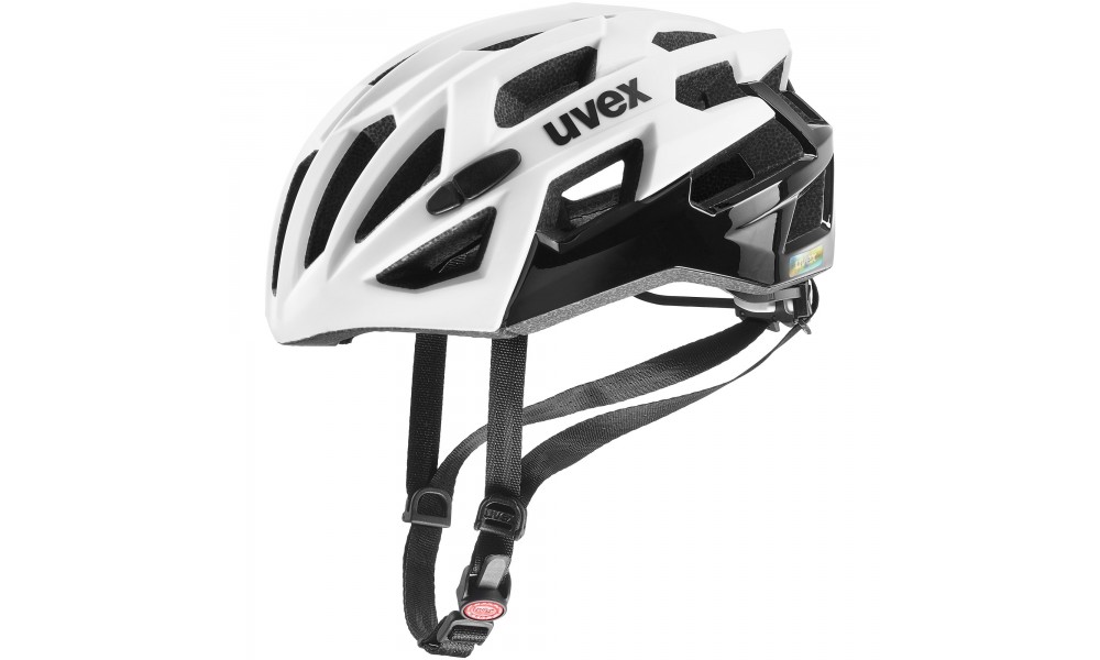 Kask rowerowy  Uvex Race 7 - biało-czarny