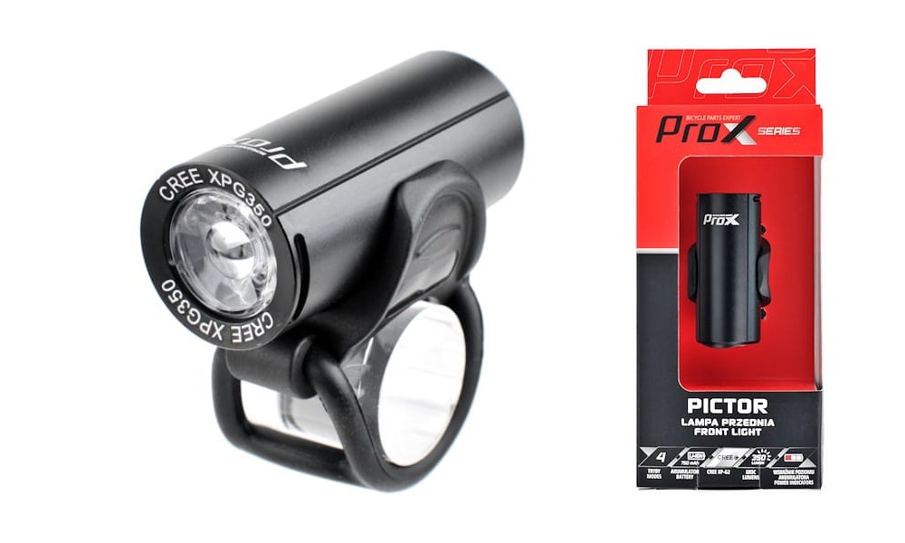 Lampa pzód Prox Pictor 350lm