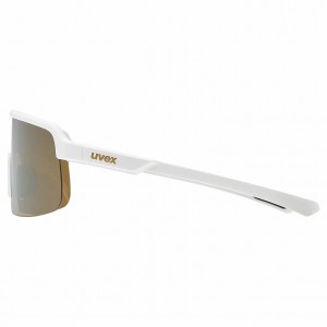 Okulary Uvex Dyrt - biało-złoty 2