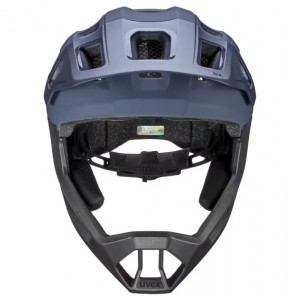 Kask rowerowy UVEX React Jr. Fullface - ciemnoniebieski 2