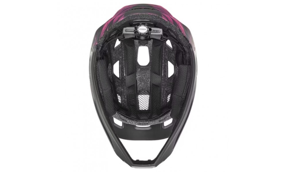 Kask rowerowy UVEX React Jr. Fullface - bordowy