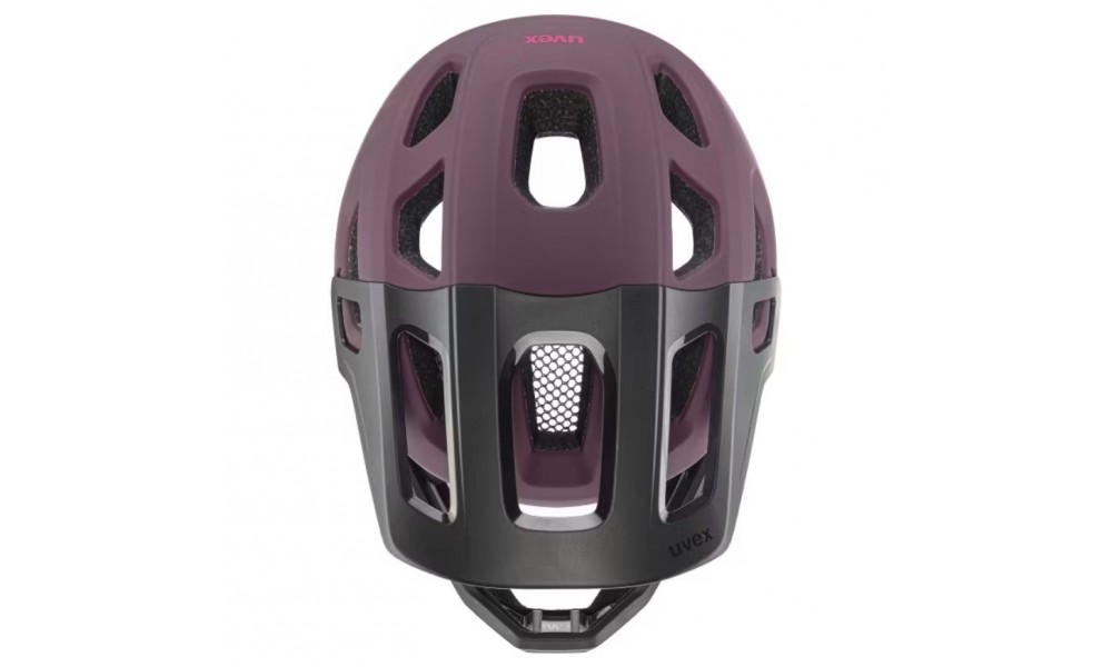 Kask rowerowy UVEX React Jr. Fullface - bordowy