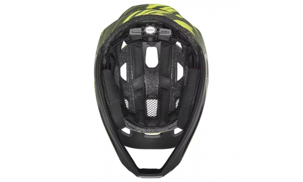 Kask rowerowy UVEX React Jr. Fullface - ciemnooliwkowy