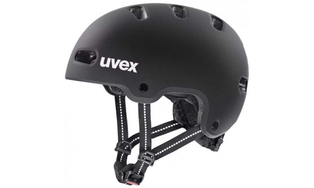 Kask rowerowy dziecięcy Uvex Kid 4 - czarny matowy