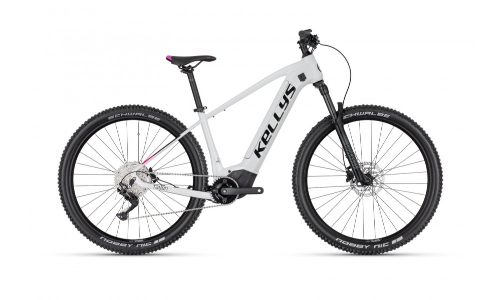Rower górski elektryczny Kellys Tayen R50 27,5" LTD Panasonic - biały-czarny