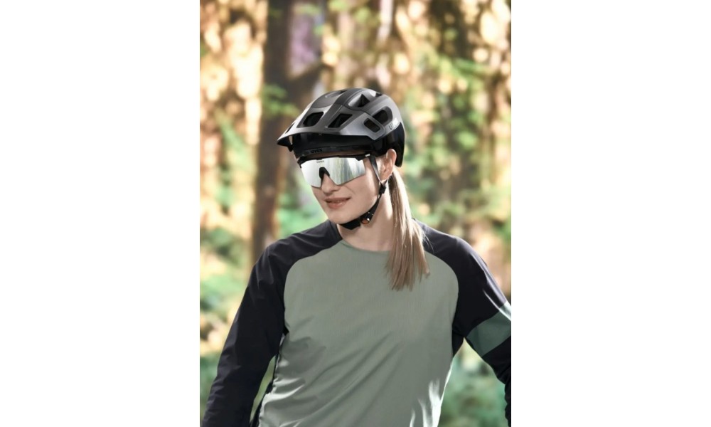 Okulary Uvex Flowline - czarno-srebrny