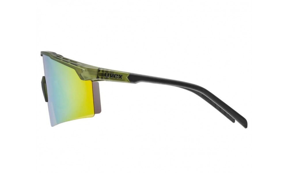 Okulary Uvex Flowline - zielono-złoty