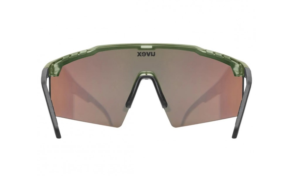 Okulary Uvex Flowline - zielono-złoty