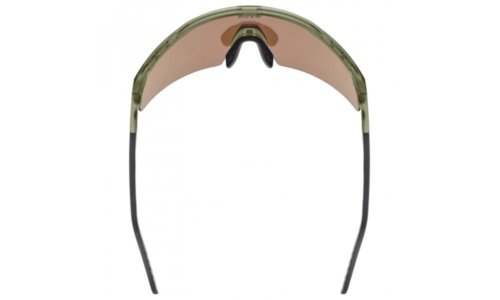 Okulary Uvex Flowline - zielono-złoty