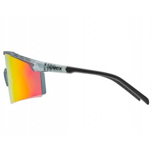 Okulary Uvex Flowline - szaro-czerwony 2