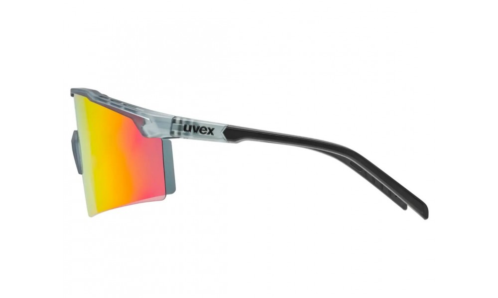 Okulary Uvex Flowline - szaro-czerwony