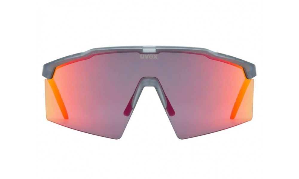 Okulary Uvex Flowline - szaro-czerwony