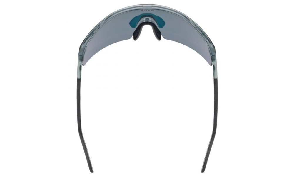 Okulary Uvex Flowline - szaro-czerwony