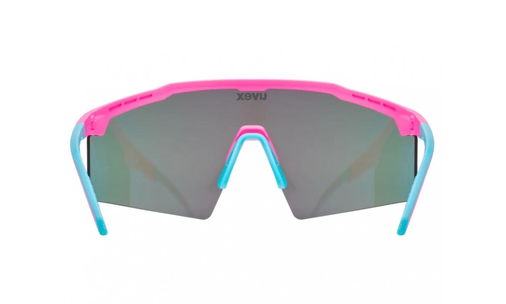 Okulary Uvex Flowline - różowo-niebieski
