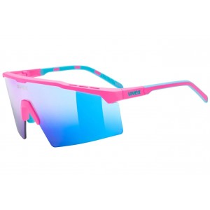 Okulary Uvex Flowline - różowo-niebieski 1