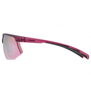 Okulary Uvex Aerios - bordowo-różowy 2