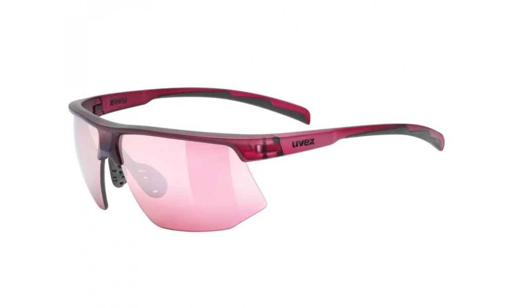 Okulary Uvex Aerios - bordowo-różowy