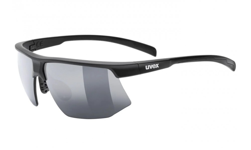 Okulary Uvex Aerios - czarno-szary