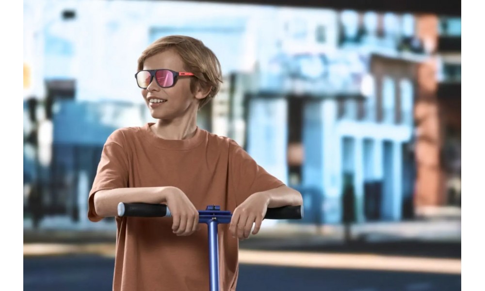 Okulary dziecięce Uvex Cosmic - niebiesko-czerwony