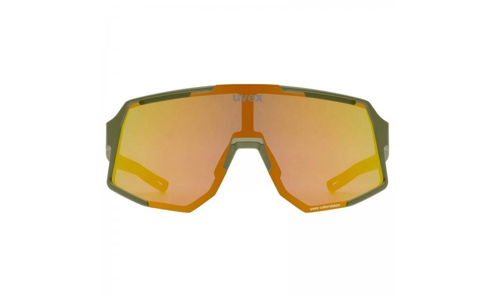 Okulary Uvex Sequenze CV - zielono-zółty